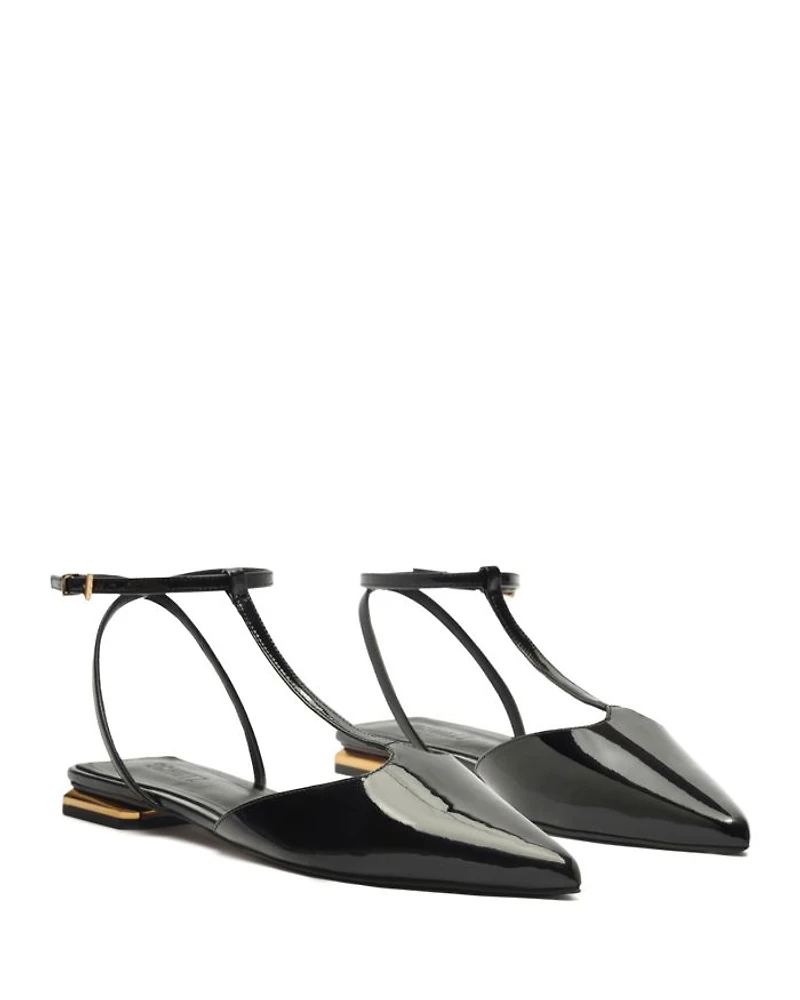 Women's Allure T Strap Flats