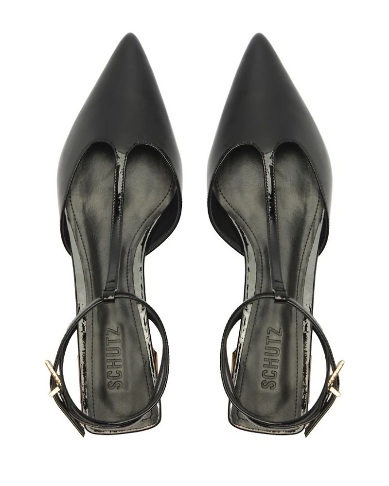 Women's Allure T Strap Flats