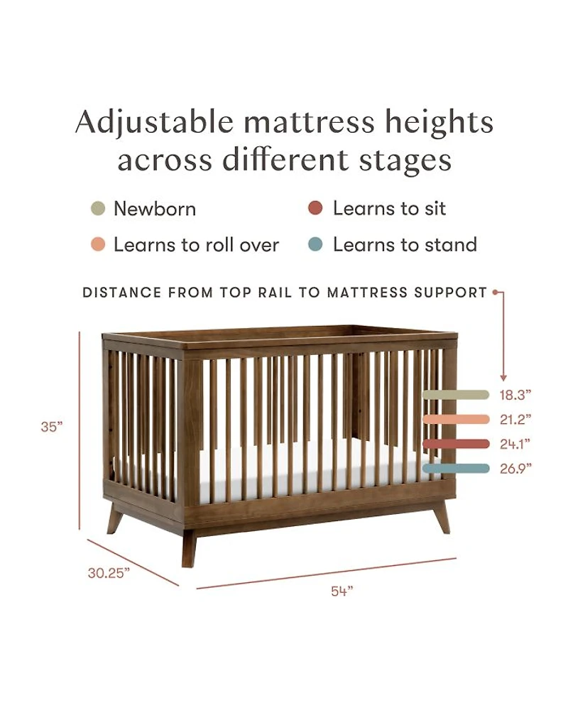 Scoot 3-in-1 Convertible Crib