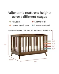 Scoot 3-in-1 Convertible Crib