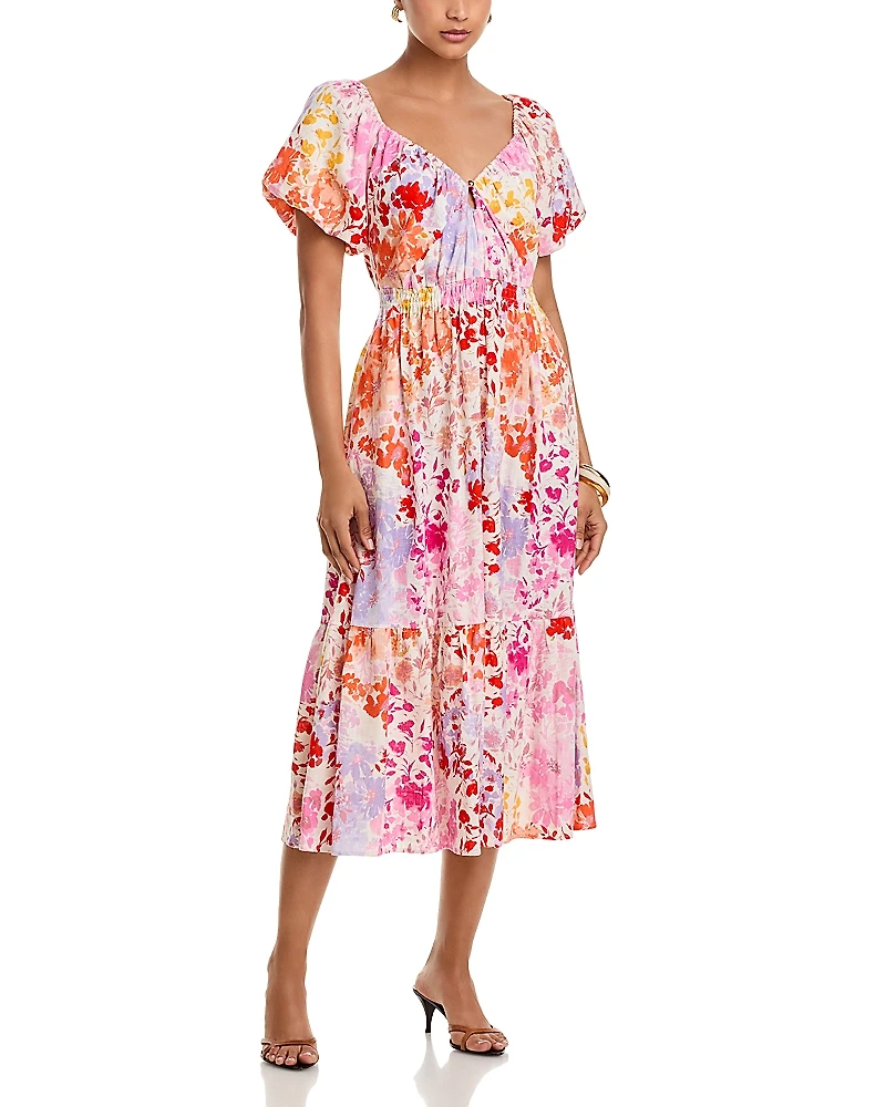 Derek Lam 10 Crosby Laine Floral Printed Dress