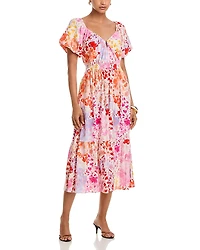 Derek Lam 10 Crosby Laine Floral Printed Dress