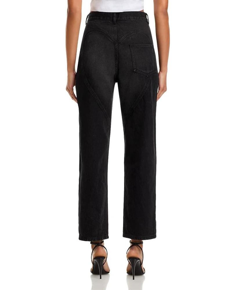 Crystal Slit Jeans