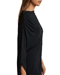 Elia Draped Jersey Dress