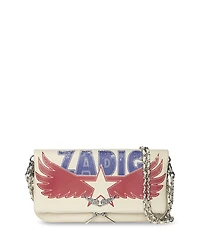 Zadig & Voltaire Rock Grained Leather America Flash Crossbody