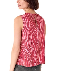 Zebra Layered Tank Top