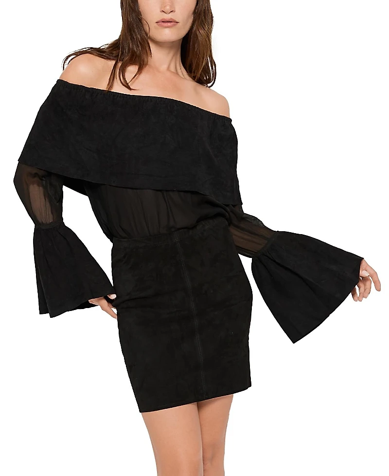 As by Df Ines Suede Top