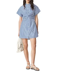 rag & bone Gretchen Stripe Poplin Dress