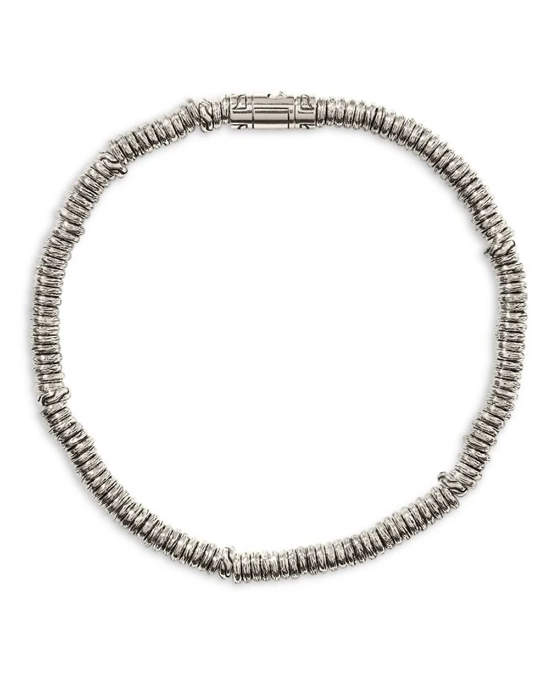 Sterling Silver Heishi Bracelet