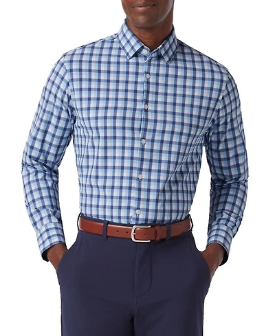 Leeward LS Dress Shirt Coastal Fjord Dylan Plaid