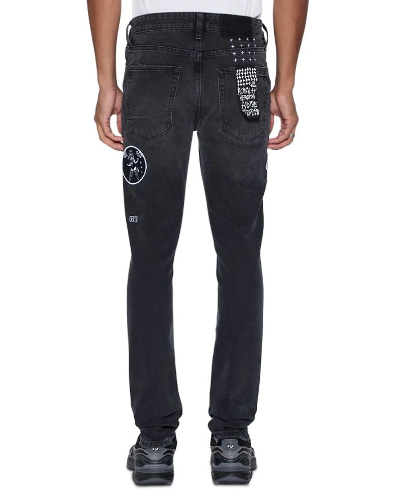 Van Winkle Roadhouse Skinny Jeans Black