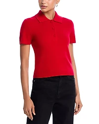 Aqua 100% Cashmere Polo Sweater - Exclusive