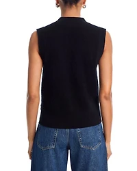 Super Brushed Cashmere V Neck Sweater Vest - Exclusive