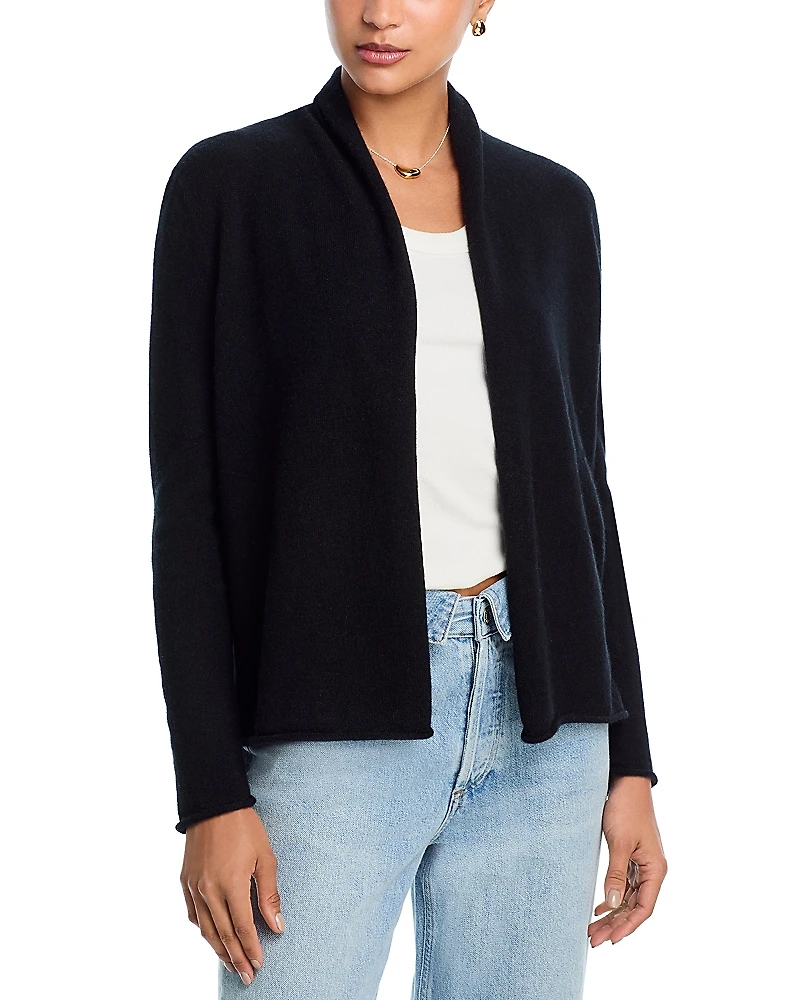 Aqua 100% Cashmere Open Cardigan Sweater - Exclusive