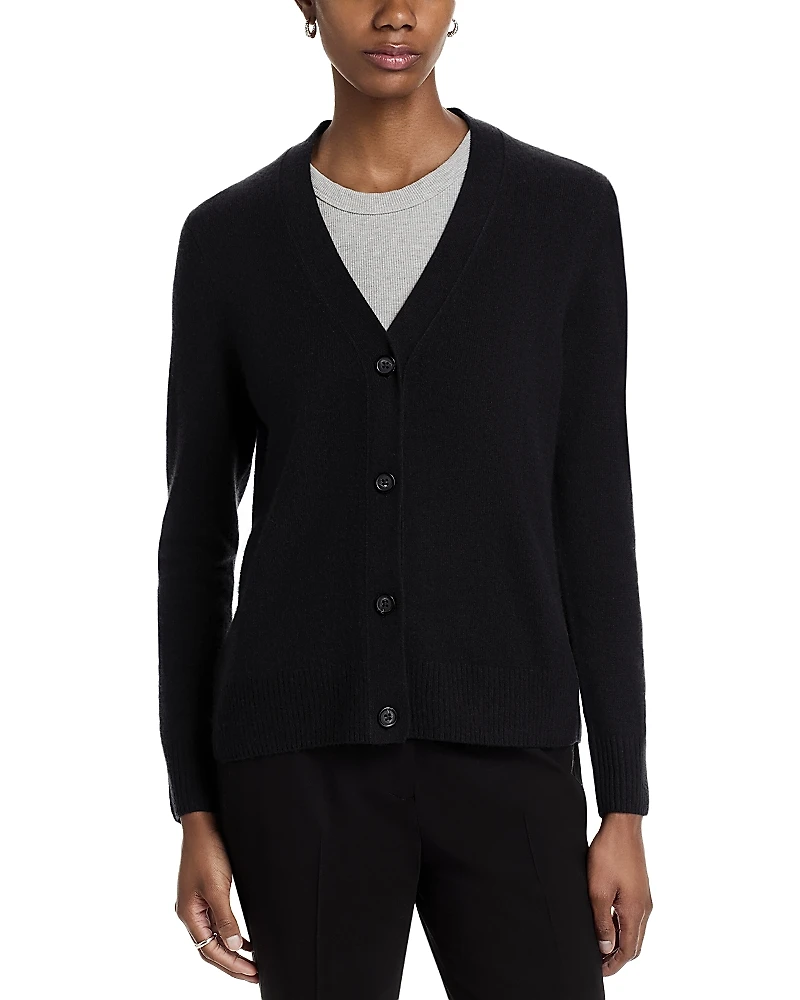 C by Bloomingdale's Cashmere Grandmother V Neck Cardigan Sweater - Exclusive