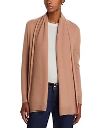Cashmere Open-Front Cardigan
