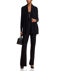 Cashmere Open-Front Cardigan