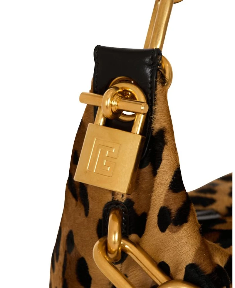 Sync Medium Leopard Print Leather Bag
