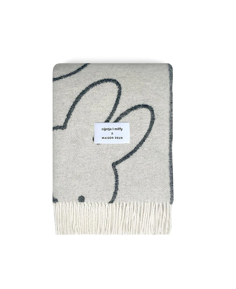 Maison Deux Miffy Blanket, 51 L x 78 W
