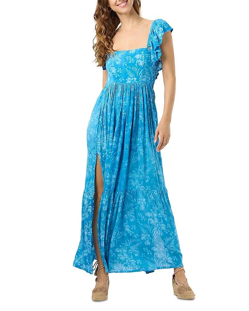Tiare Hawaii Noah Ruffled Maxi Dress