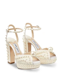 Jimmy Choo Women's Sacaria 120 Embellished Sandals