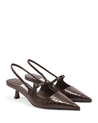 Jimmy Choo Women's Didi 45 Embossed Slingback Pumps