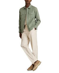 Twill Twin Pocket Oversized Shirt