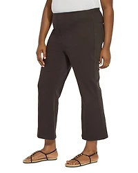 High Rise Ankle Baby Bootcut Jeans Black