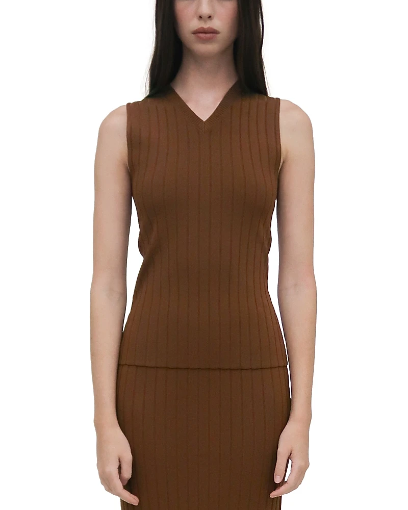 Rosetta Getty Rib Sweater Vest