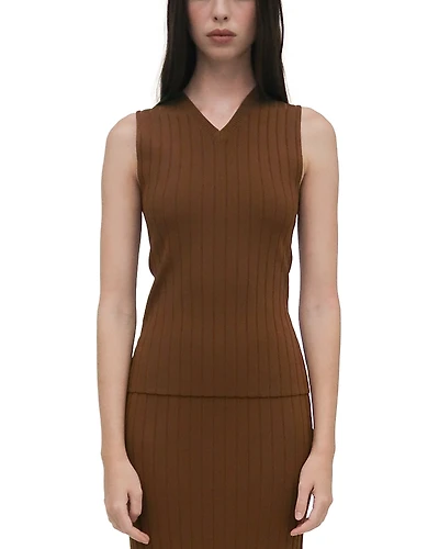 Rosetta Getty Rib Sweater Vest