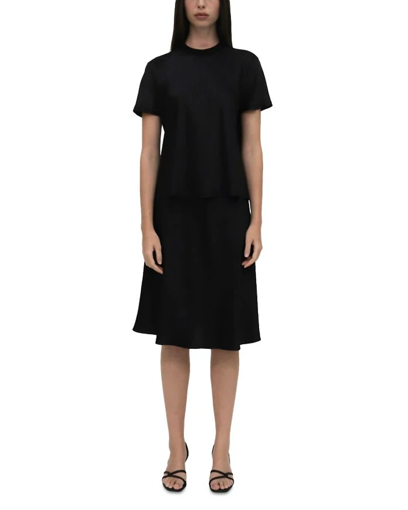 Bias Silk Skirt