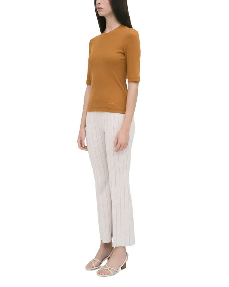 Pull On Cropped Flare Pants