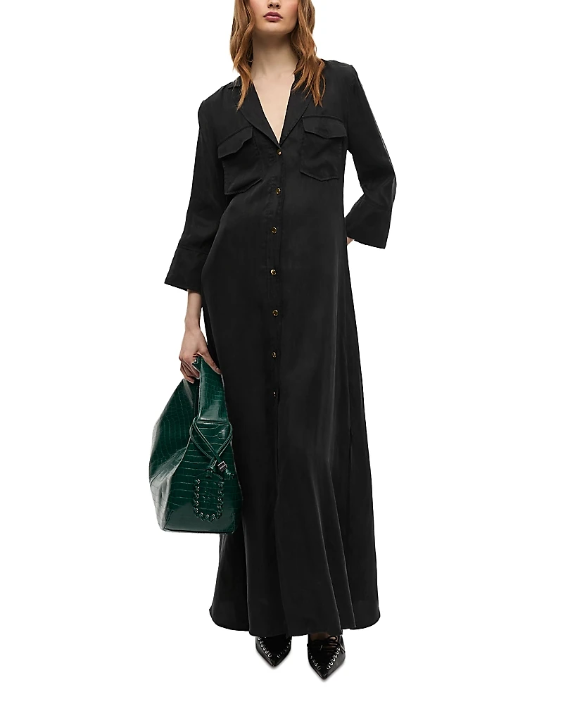 Ganni Fluid Maxi Dress