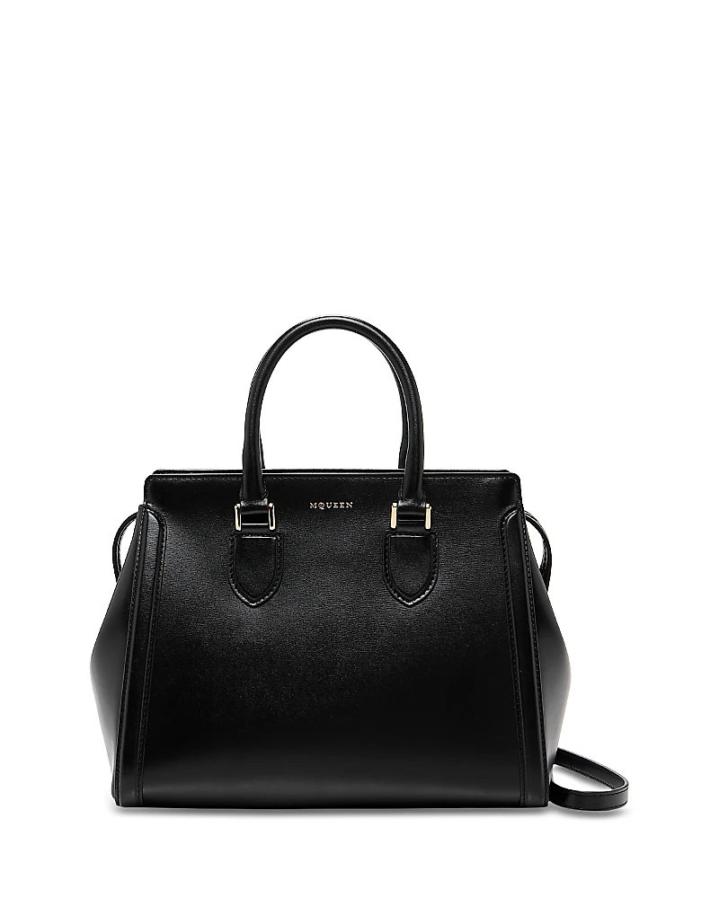 McQueen Birdee Large Leather Satchel