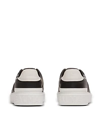 Men's B-Court Printed Calfskin Trainers Sneakers