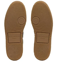 Men's Leather and Canvas Swan Trainers