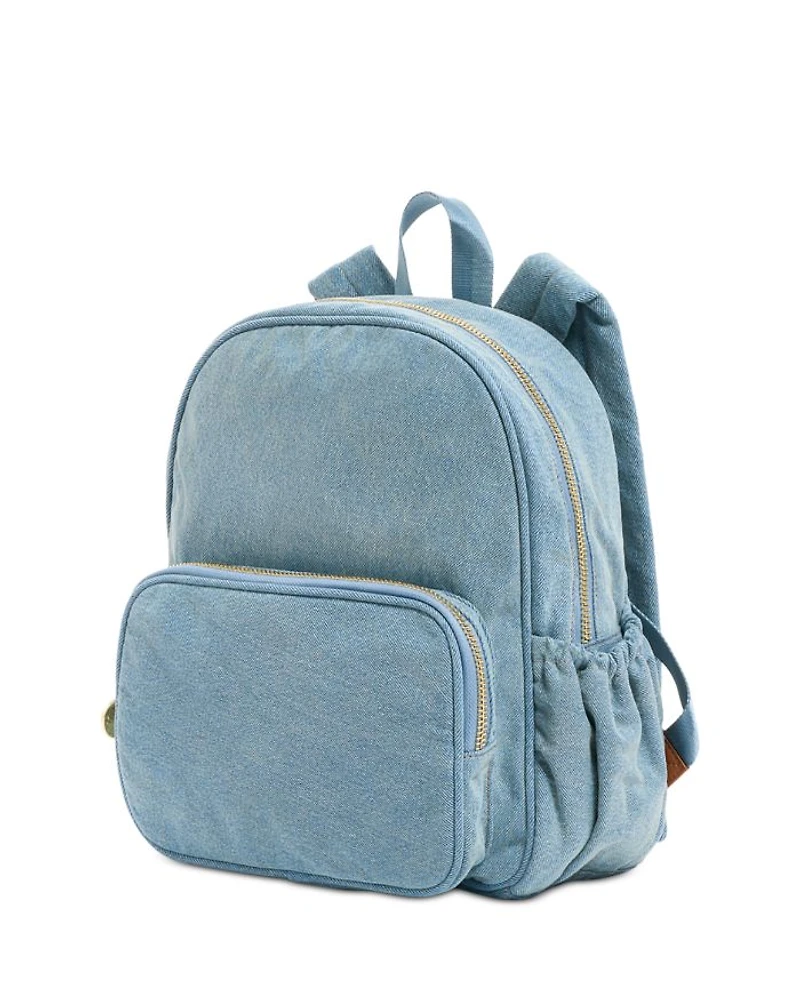 Mini Denim Backpack