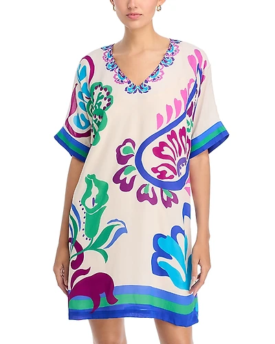 Johnny Was Tate Shift Mini Dress