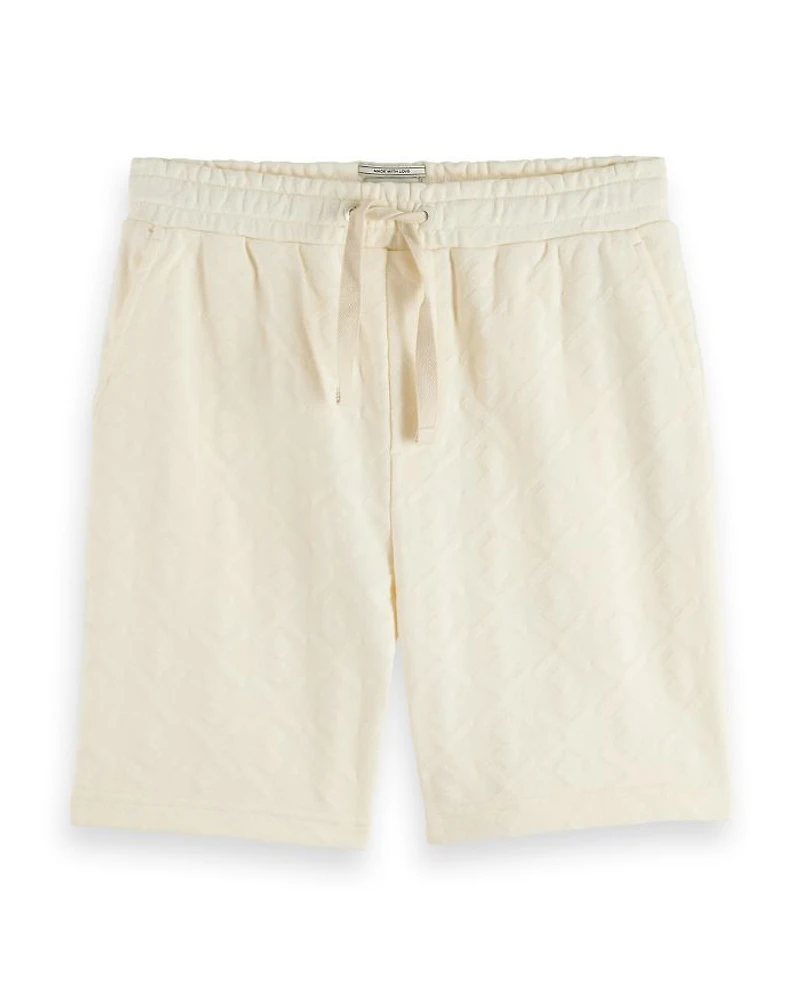 Jacquard Regular Fit Terry Shorts