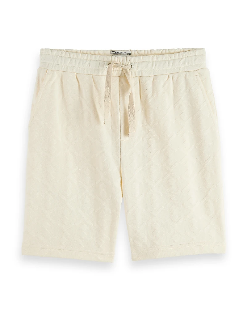 Scotch & Soda Jacquard Regular Fit Terry Shorts
