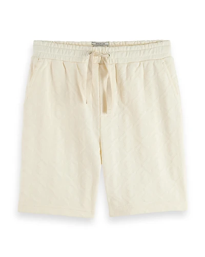 Scotch & Soda Jacquard Regular Fit Terry Shorts