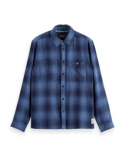 Scotch & Soda Shadow Relaxed Fit Check Shirt