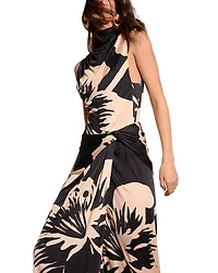 Luminosity Draped Maxi Skirt