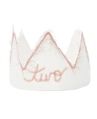 oh baby! Girls' two Linen Crown - Baby, Little Kid