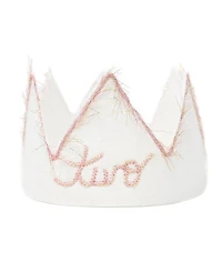 oh baby! Girls' two Linen Crown - Baby, Little Kid