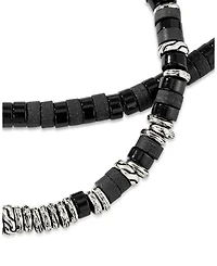 Sterling Silver Heishi Gemstone Necklace, 22"