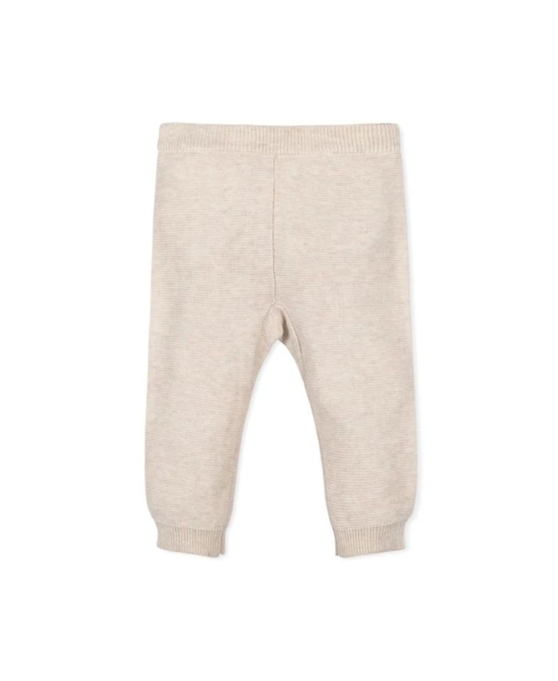 Unisex Organic Long Sleeve Cable Cardigan & Legging Sweater Set - Baby
