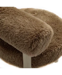 Carmel Faux Shearling Accent Chair