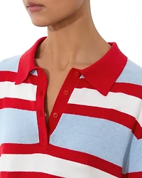 Tillie Short Sleeve Striped Polo