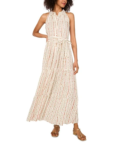 Sleeveless Maxi Shirt Dress